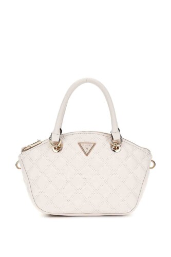 Kadın GIULLY Mini Satchel Omuz Çantası - Beyaz - Guess