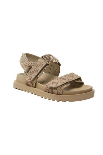 Kadın Guess FABELIS2 Sandalet - Bej Kahve 
