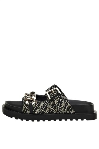 Kadın Guess FL6FATFAL03 Terlik - Siyah 