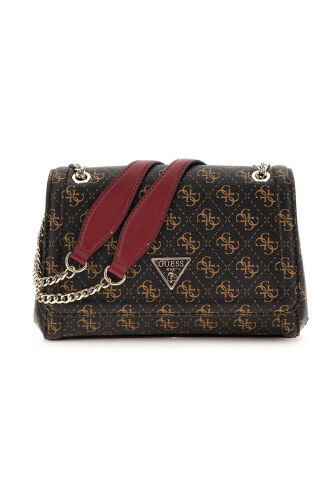 Kadın Guess Noelle Convertıble Çapraz Çanta - Kahverengi 