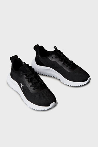 Kadın Hafif Eva Tabanlı Runner Sneaker - Siyah - Calvin Klein