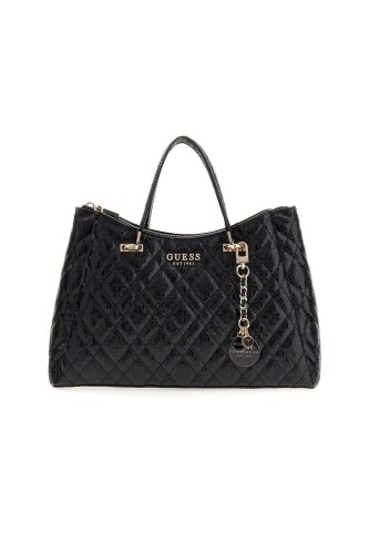 Kadın Isemay El Çantası - Parlak Siyah - Guess