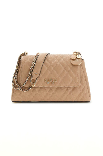 Kadın Isemay Omuz Çantası - Koyu Bej - Guess