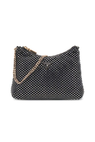 Kadın Işıltılı Omuz Çantası - Gri 