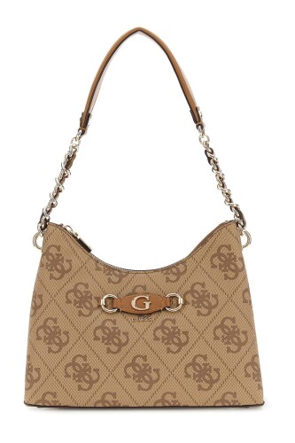 Kadın Izzy Shoulder Omuz Çantası - Kahverengi - Guess