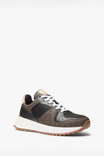 Kadın Jaime File Panelli Sneaker - Kahverengi - Michael Kors
