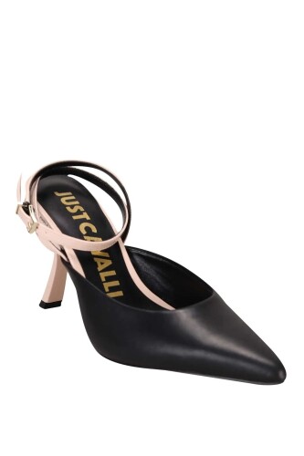 Kadın Jc İnce Topuklu Ayakkabı - Siyah/Krem 