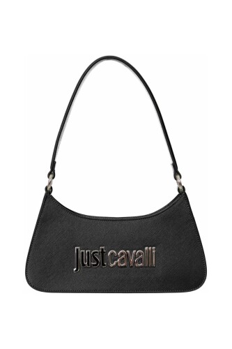 Kadın Jc Yazı Logo Omuz Çanta - Siyah - Just Cavalli