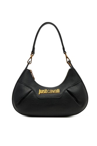 Kadın Jc Yazı Logo Omuz Çantası - Siyah 