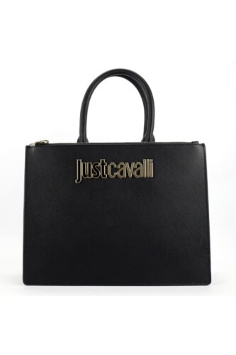 Kadın Jc Yazı Logo Omuz Çantası - Siyah 