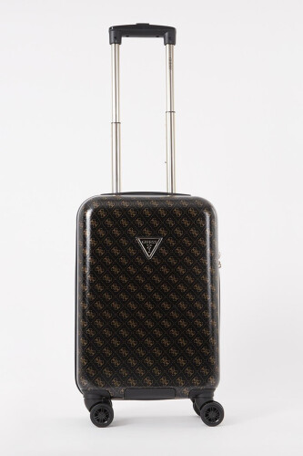 Kadın JESCO 18 IN 8-WHEELE Kabin Boy Valiz - Kahverengi 