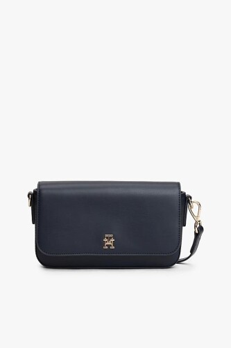 Kadın Kapaklı Çapraz Askılı Omuz Çantası - Lacivert - Tommy Hilfiger