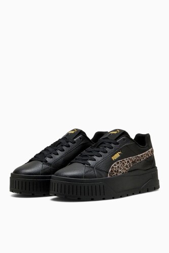 Kadın Karmen II Animal Flair Leopar Detaylı Sneaker - Siyah - PUMA