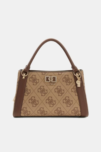 Kadın Karnilla Logo Desenli El Çantası - Kahve/Latte 