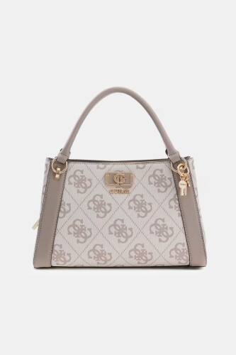 Kadın Karnilla Logolu El Çantası - Çok Renkli Bej 