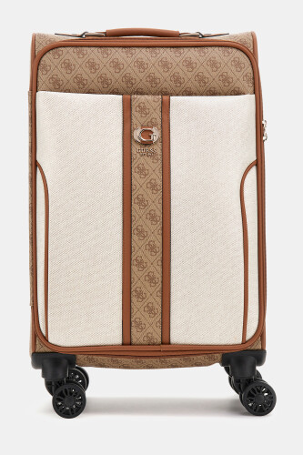 Kadın Kerima 4G Logolu Valiz - Bej/Kahverengi 