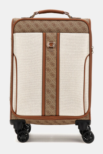 Kadın Kerima Logolu Valiz - Bej/Kahverengi 