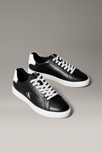 Kadın Kontrast Topuk Detaylı Sneaker - Siyah - Calvin Klein