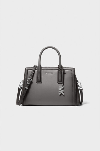 Kadın Laila Küçük Boy Eskitme Görünümlü El ve Omuz Çantası - Gri 