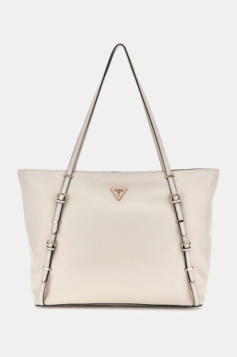 Kadın LEVIA Toka Detaylı Shopper Çanta - Krem 