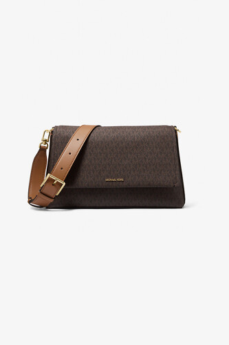 Kadın Lg Messenger Omuz Çantası - Kahverengi - Michael Kors