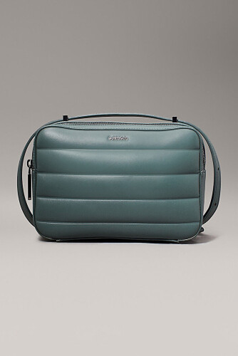 Kadın Line Quilt Camera Çanta - Yeşil 