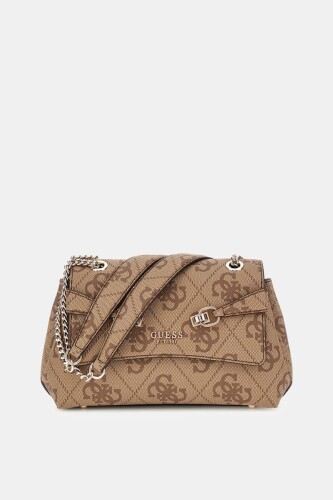 Kadın Lorelei 4G logolu Rahat Çapraz Çanta - Kahve - Guess