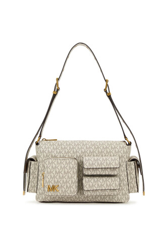 Kadın Md Pckt Shldr Omuz Çantası - Krem 