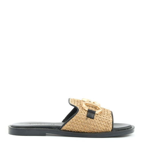 Kadın Meıdlıng Düz Terlik-Siyah 