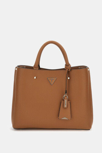 Kadın Meridian Zımba Detaylı El Çantası - Konyak - Guess