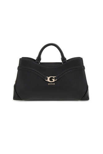 Kadın Metal Aksesuarlı Kanat Detaylı El Çantası - Siyah 