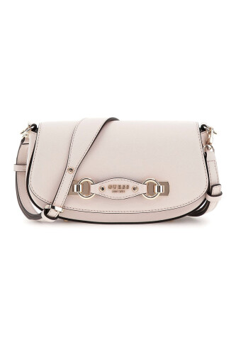 Kadın Metal Aksesuarlı Omuz Çantası - Krem - Guess