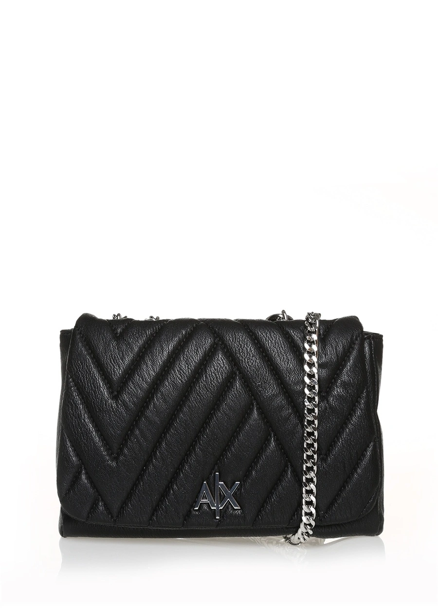 Kadın Mini Omuz Çantası-Siyah 