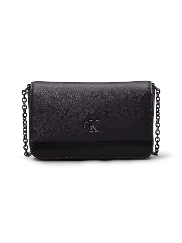 Kadın MINIMAL MONOGRAM EW FLAP PH/CB19 Çanta-Siyah - Calvin Klein