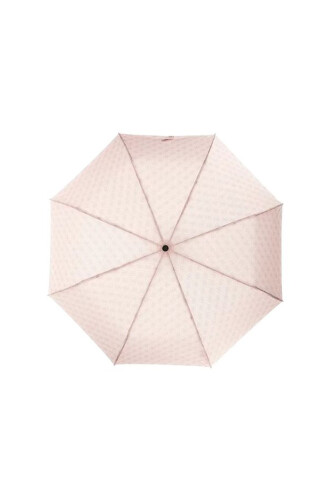 Kadın Monogram Desenli Otomatik Katlanır Şemsiye - Pembe - Guess