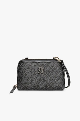 Kadın Monoplay Çapraz Askılı Omuz Çantası - Siyah 