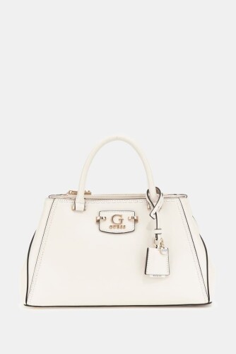 Kadın Nastra Charmlı El Çantası - Beyaz - Guess