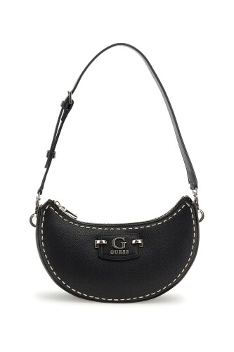 Kadın Nastra Mini Omuz Çantası - Siyah - Guess