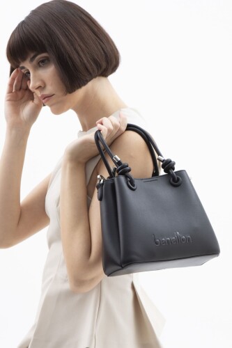 Kadın Naturel El Çantası - Siyah 