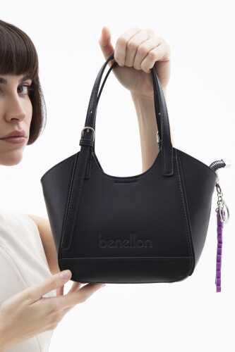 Kadın Naturel El Çantası - Siyah 