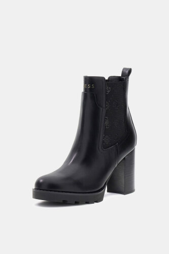 Kadın Nealle Kalın Topuklu Platform Chelsea Bot - Siyah - Guess