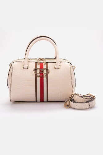 Kadın Nelka Timsah Desenli El Çantası - Pembe 