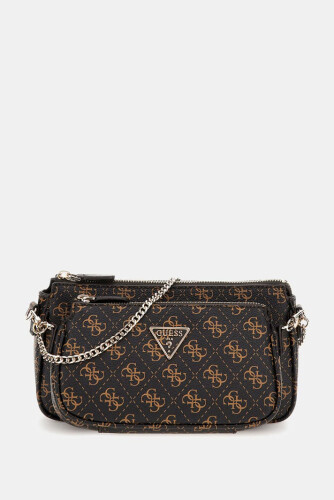 Kadın Noelle 4g Logolu Mini Çapraz Çanta - Kahverengi - Guess