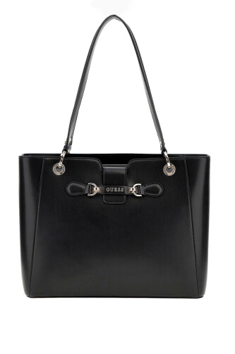 Kadın Nolana Noel Tote Omuz Çantası - Siyah - Guess