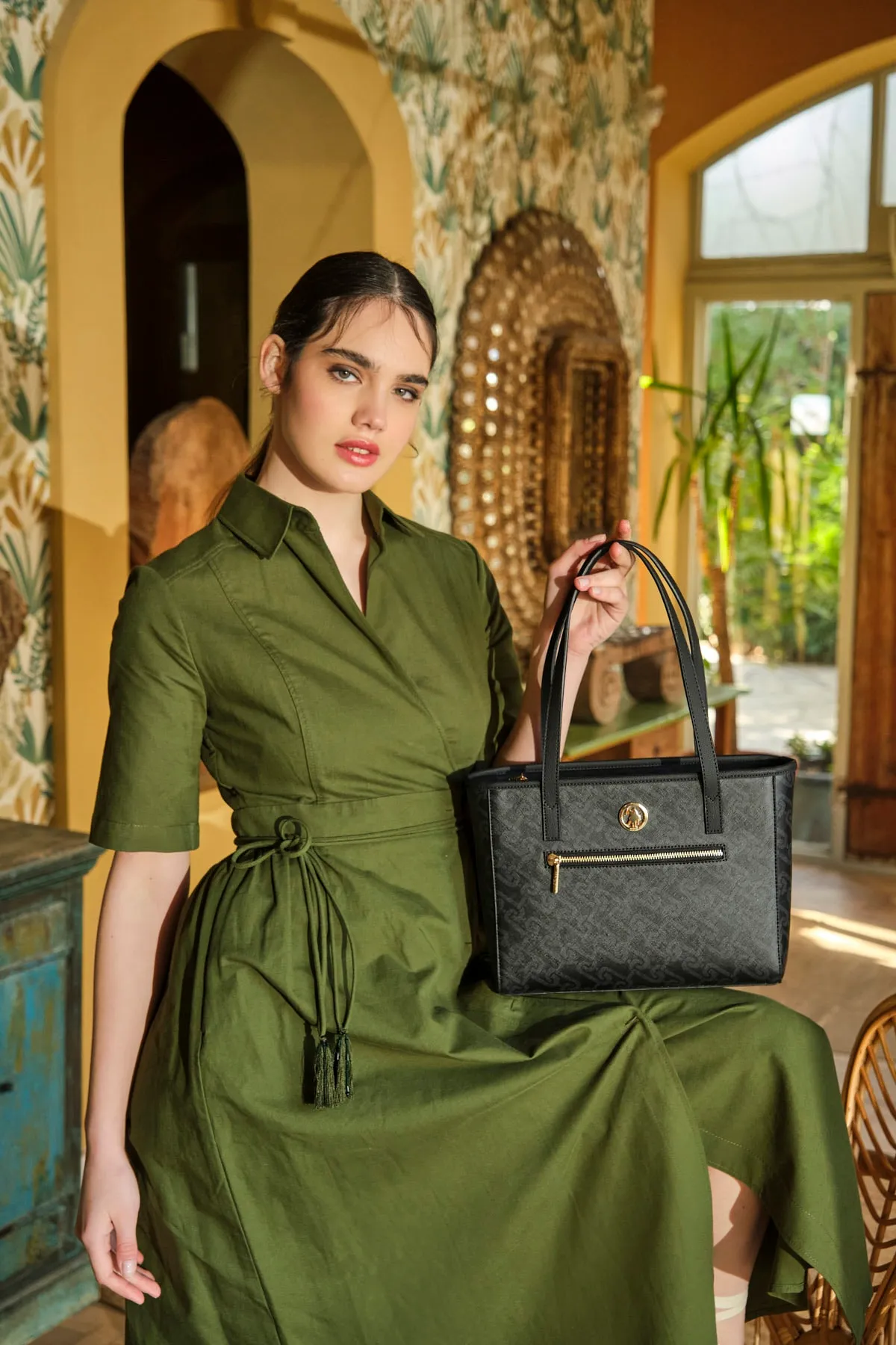 Kadın Omuz Çantası-Siyah 