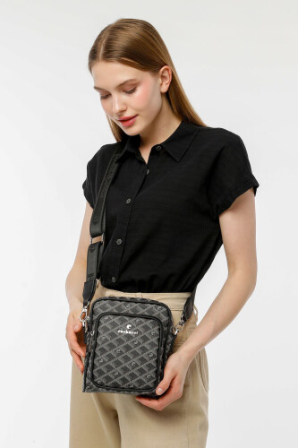 Kadın Omuz Çantası - Siyah - 