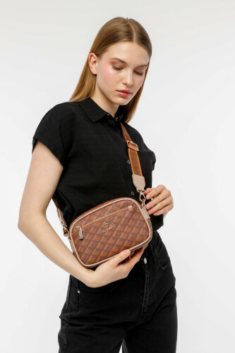 Kadın Omuz Çantası - Taba - 