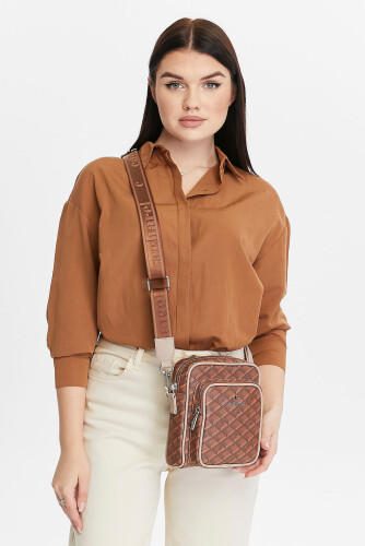 Kadın Omuz Çantası - Taba - 