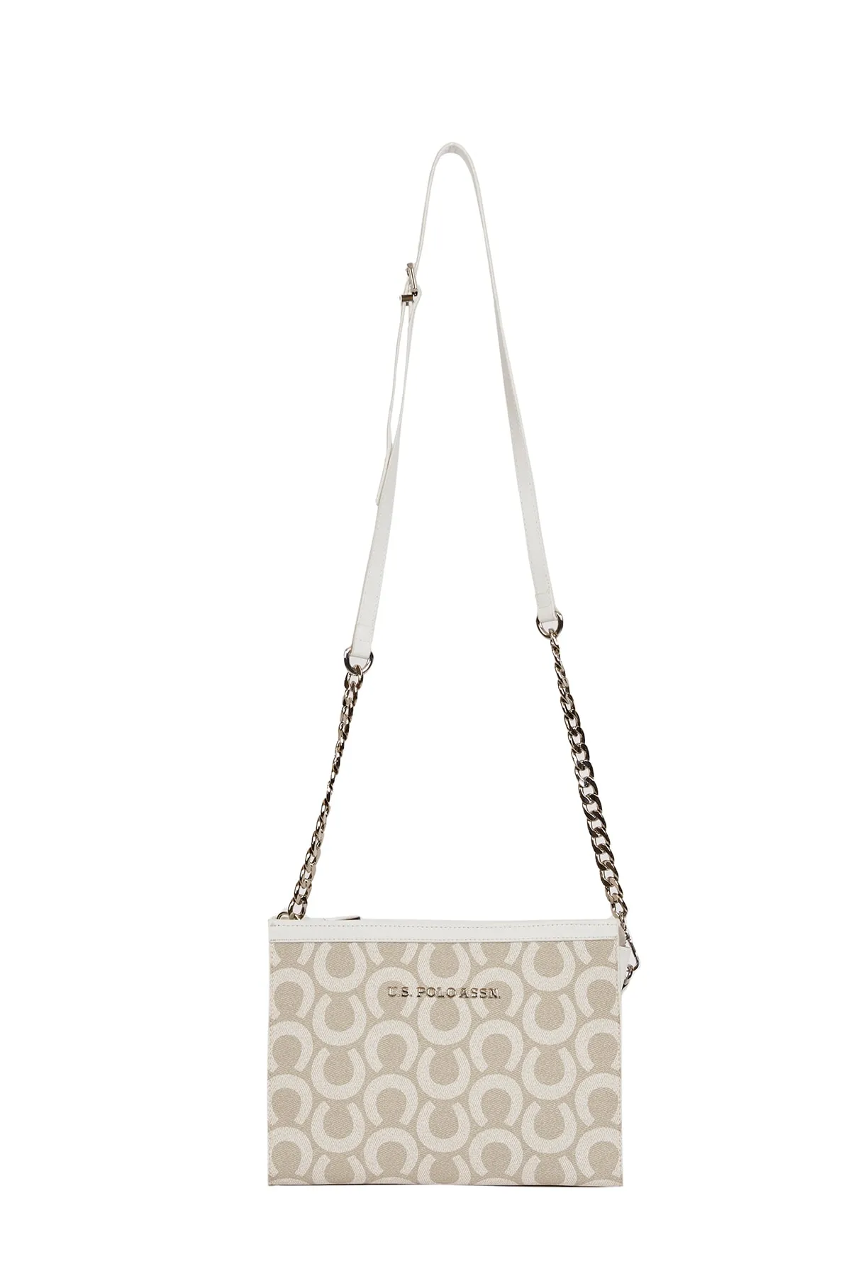 Kadın Omuz Çantası-Taş-Beyaz 