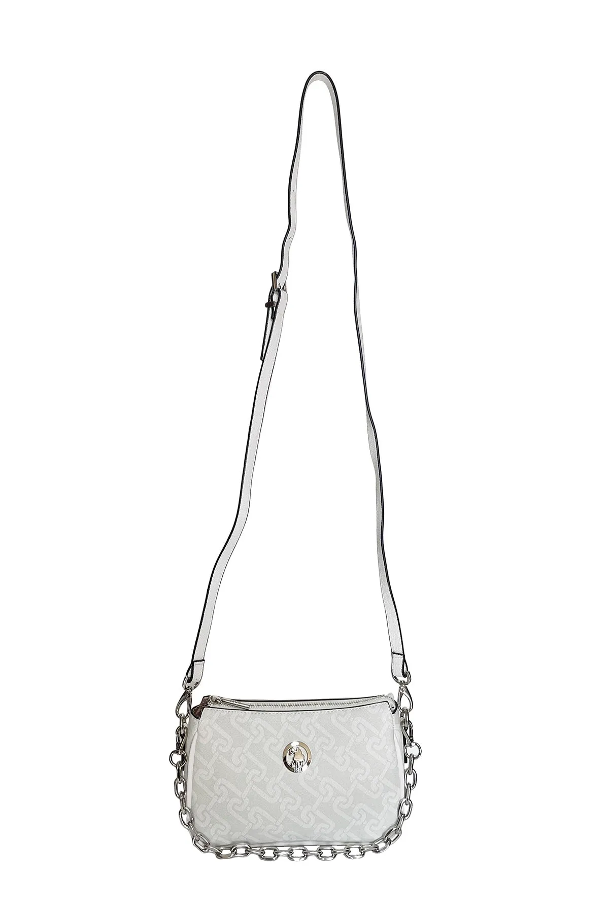 Kadın Omuz Çantası-Taş-Beyaz 